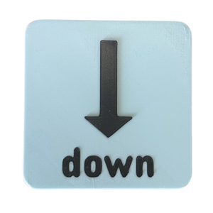 down