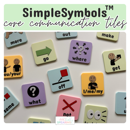 SimpleSymbols™ Core Communication Tiles