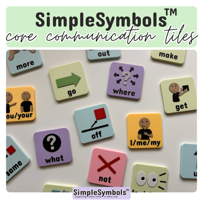 SimpleSymbols™ Core Communication Tiles